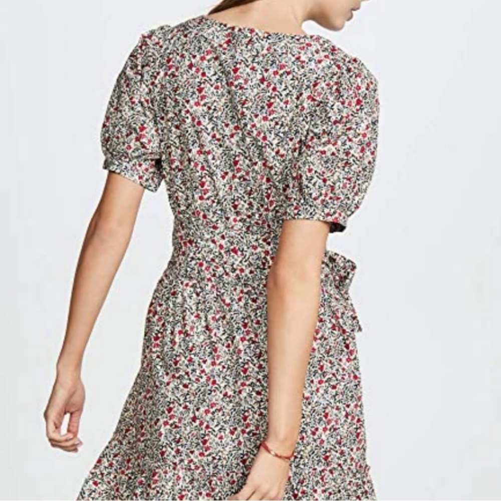 Anthropologie Floral Prairie Puff Sleeve Tiered Maxi Dress - Picture 13 of 16